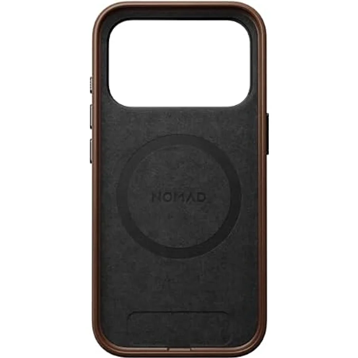 Nomad Traditional Leather Case, braune Lederhülle für iPhone 18 Pro Max/17 Pro Max mit MagSafe-Kompatibilität und Camera-Control-Unterstützung – Bild 6