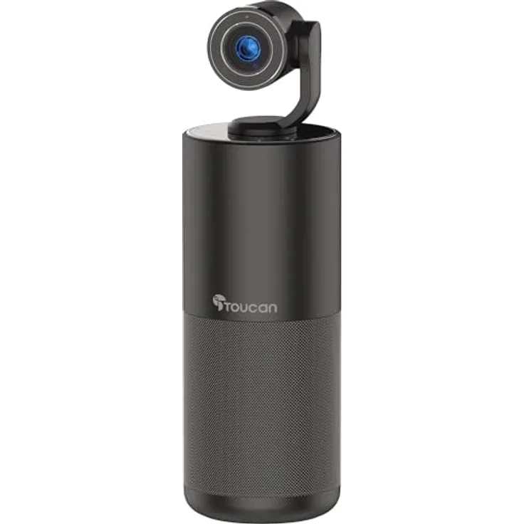 TOUCAN Connect Video Conference System - 1440p HD-Kamera, FHD, 5 W Lautsprecher, 4 Mikrofone mit Echounterdrückung - Webcam mit Mikrofon