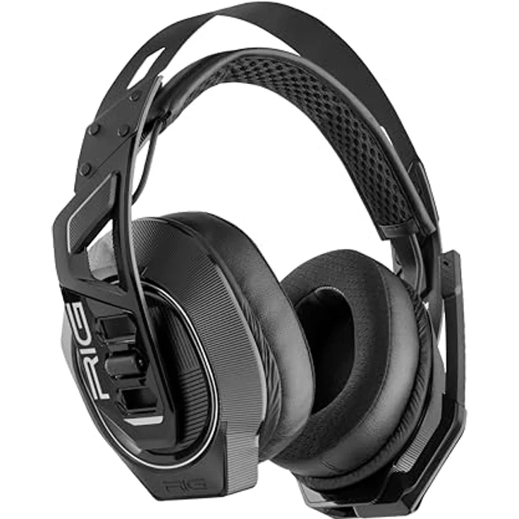 NACON RIG900 HX On-ear Gaming Headset, Bluetooth, kompatibel mit Xbox, PlayStation und PC, schwarz, Dualmodus, 50 Stunden Akkulaufzeit, geräuschisolierende Ohrmuscheln, Mikrofon mit Geräuschunterdrückung – Bild 7