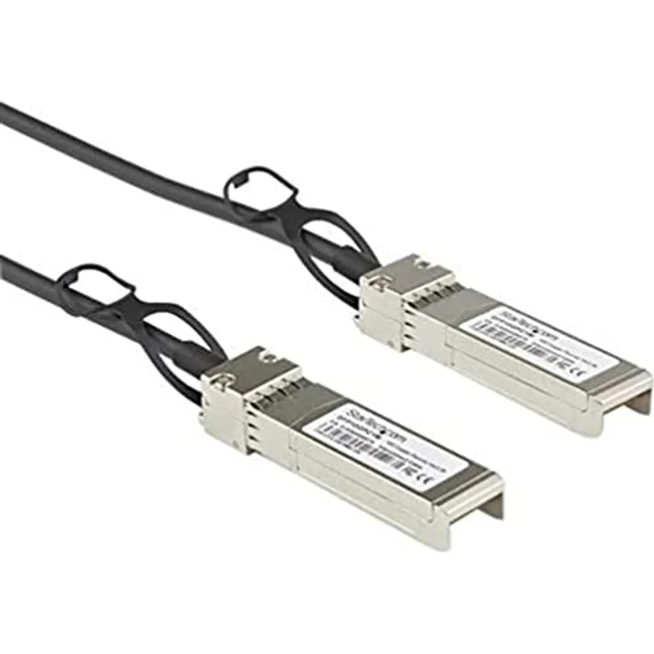 StarTech EMC DAC-SFP-10G-3M, Kupfer-SFP+ Kabel, 10 Gbit/s, Schwarz, 3 m, passiv, Hot-Swap-fähig – Bild 1