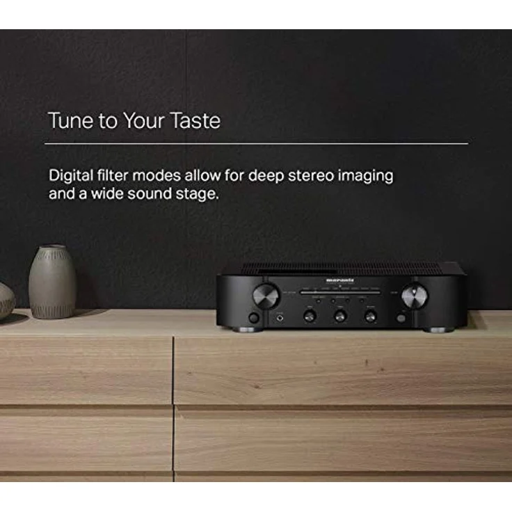 Marantz PM6007 Stereo-Vollverstärker, HiFi Verstärker, Phono-Eingang, 2X 60W PM6007-N1SG silber – Bild 4