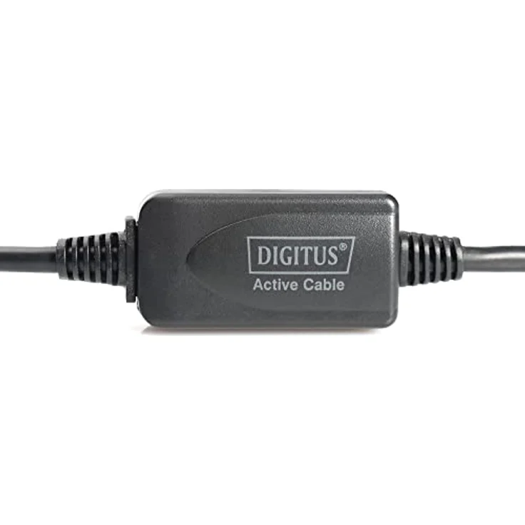 DIGITUS Aktives USB 2.0 Verlängerungskabel, Repeaterkabel, 15 m Länge, USB A Stecker auf USB A Buchse, Plug & Play, Stromversorgung über USB, Schwarz – Bild 3