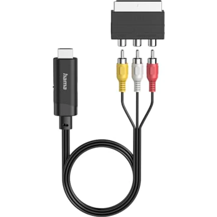 Hama AV-Konverter, Scart/Cinch auf HDMI™, Full-HD bis 1920 x 1080 mit USB-C-Adapterkabel – Bild 2