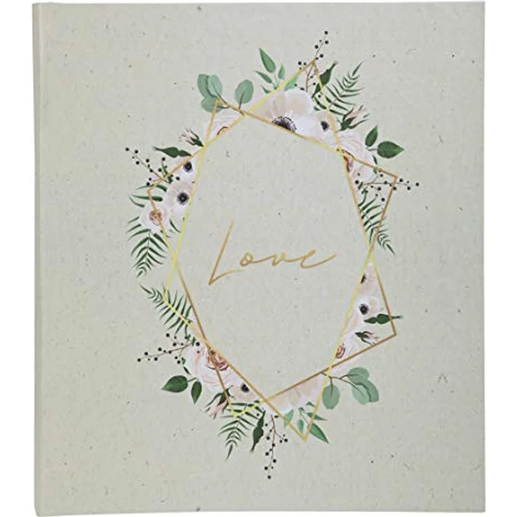 Exacompta 16118E Premium Fotoalbum Landidylle, 60 schwarze Seiten, 29 x 32 cm, elfenbein – Bild 1