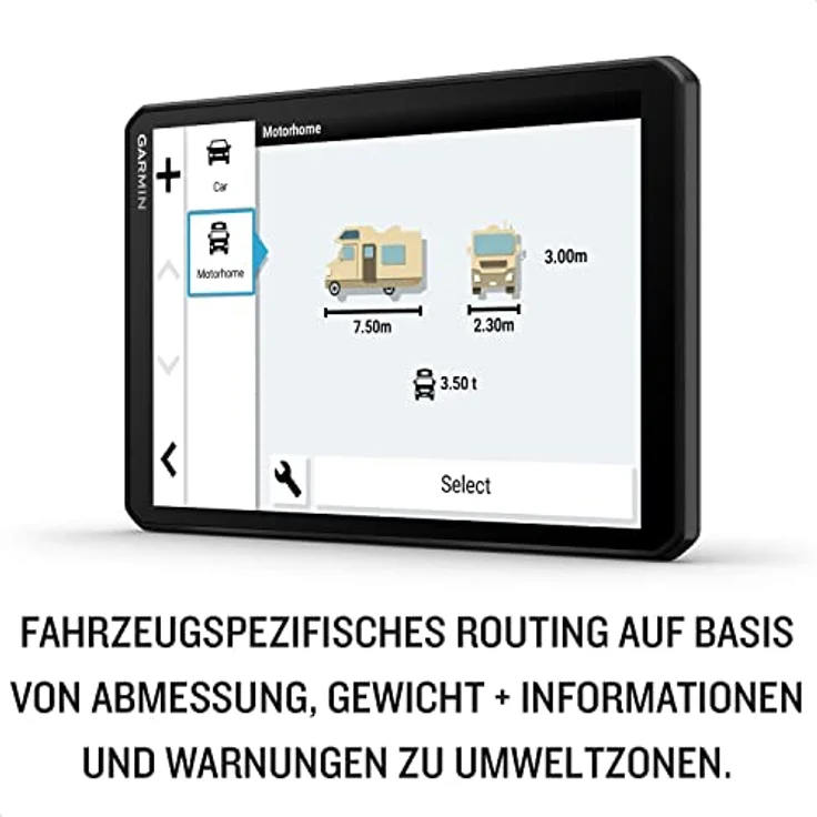 Garmin Camper 1095 MT-S, 10,1 Zoll HD Navigationsgerät mit fahrzeugspezifischer Routenführung und vorinstallierten Europa-Karten – Bild 3
