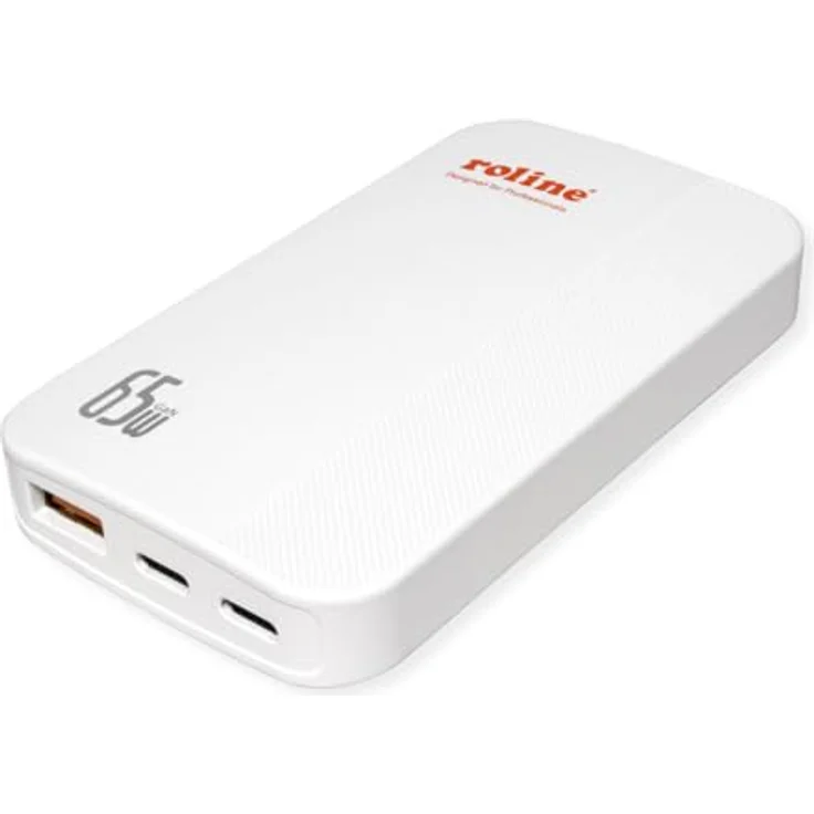 ROLINE USB Charger 65W, schlankes Design mit klappbarem Euro-Stecker, 2x Typ C, 1x Typ A – Bild 5