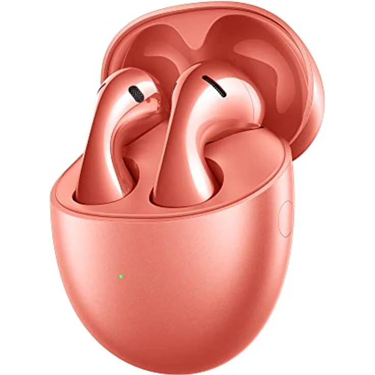 HUAWEI FreeBuds 5 Kopfhörer, Hi-Res-Zertifiziert, offenes Design für verbesserten Komfort, 30 Stunden Akkulaufzeit,Wasserdichtigkeit IPX4, Living Coral – Bild 1
