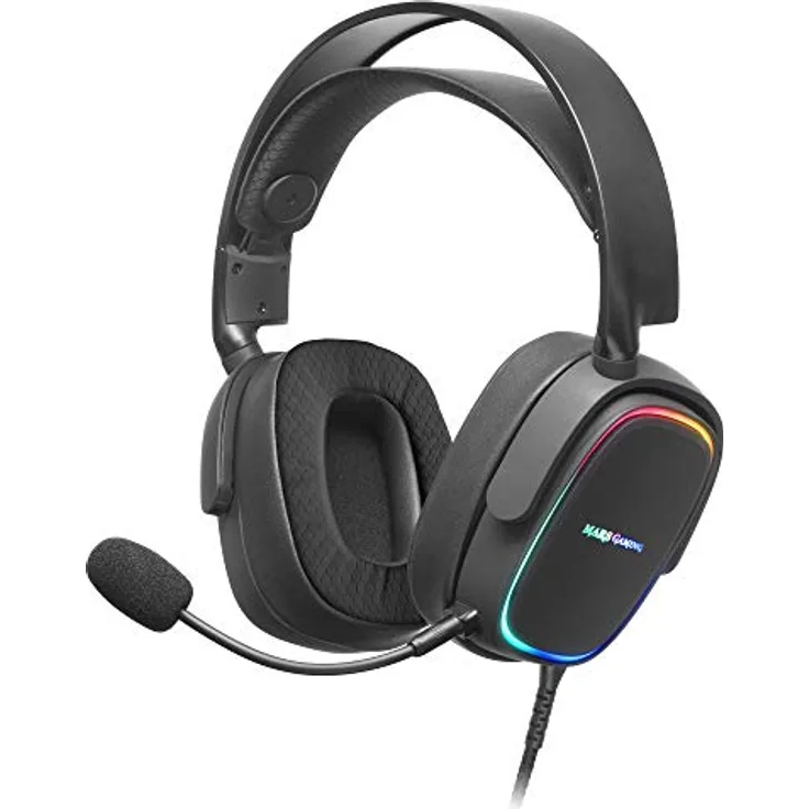Mars Gaming Mhh, klemmhalterung für Headset, verstellbar und 360º drehbar, schwarz