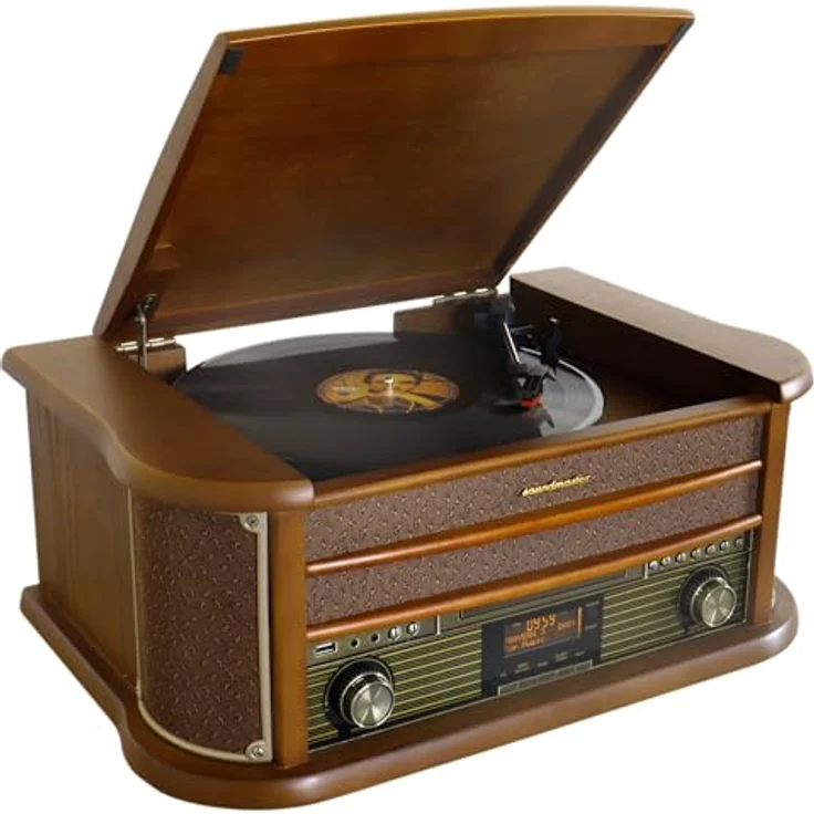 SOUNDMASTER Nostalgie Stereoanlage NR565DAB – Bild 2