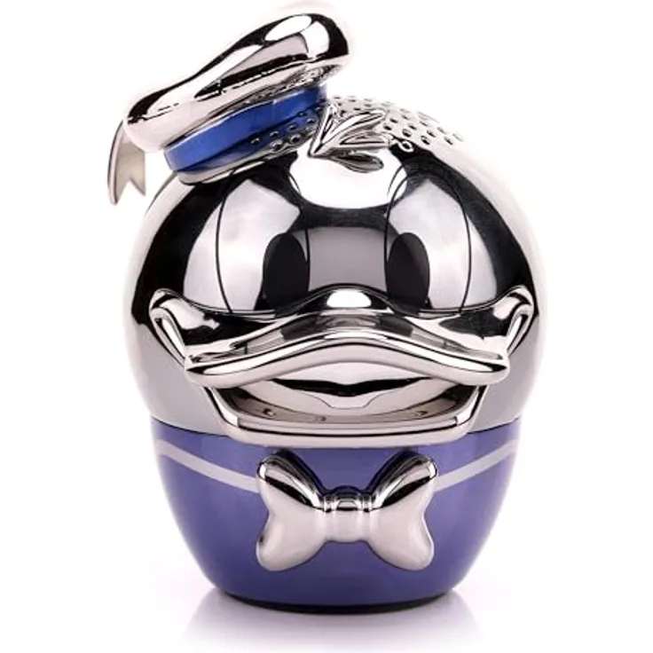 Bitty Boomers Disney 100 Donald Duck - Mini Bluetooth Lautsprecher, Ultra-tragbarer 5,1 cm hoher Lautsprecher, Bluetooth 5.0, Schwarz