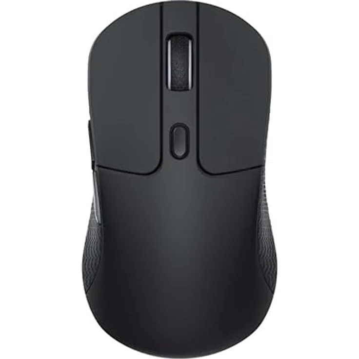 Keychron M3-A71 Kabellose Maus mit PixArt 3311 Sensor, 12.000 DPI, 95h Akku, Verbindung 2,4 GHz/Bluetooth/USB, ergonomisch, Schwarz – Bild 2