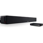 Teufel CINEBAR Ultima Streaming - Soundbar mit Streamer, WLAN-Netzwerkplayer, Kabellos, Integriertes Subwoofer System, Multiroom Funktion - Schwarz