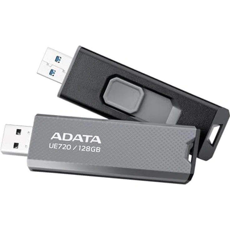 ADATA UE720, USB-C 3.2 USB-Flash-Laufwerk mit 64 GB und bis zu 550 MB/s Übertragungsgeschwindigkeit, kappenloses Design – Bild 4