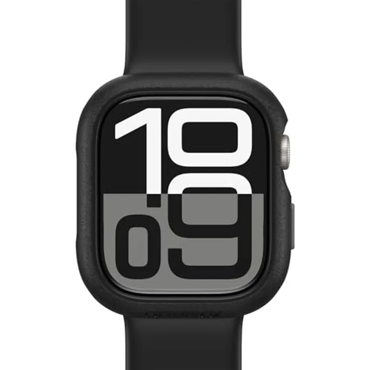 Otterbox Bumper Schutzhülle für Apple Watch Series 10, 46mm, Schwarz/Grau, optimaler Schutz vor Stößen und Kratzern