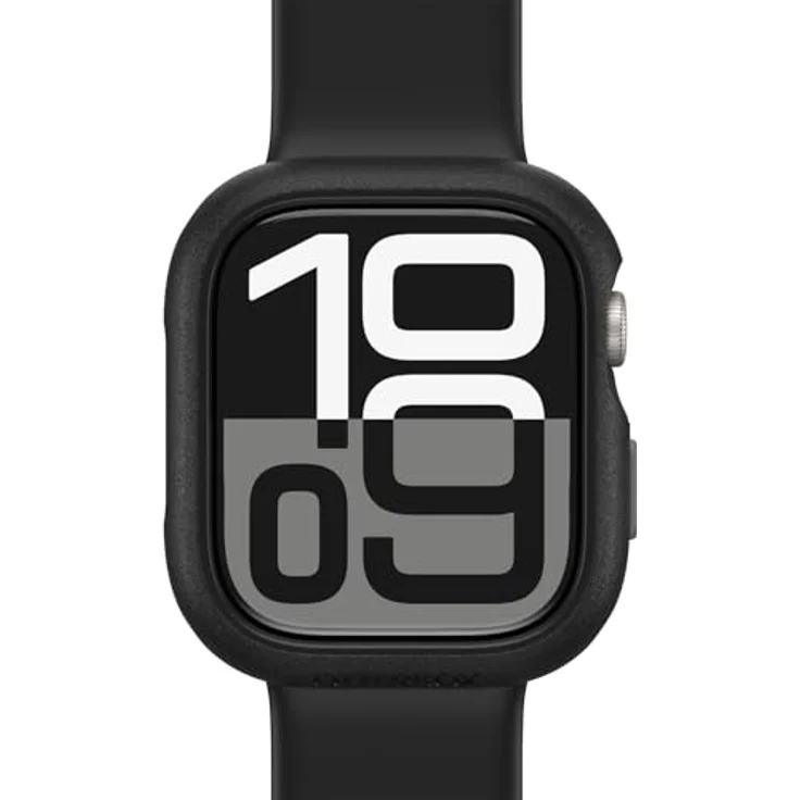 Otterbox Bumper Schutzhülle für Apple Watch Series 10, 46mm, Schwarz/Grau, optimaler Schutz vor Stößen und Kratzern – Bild 1