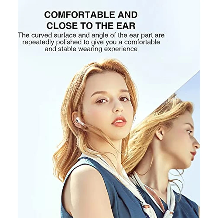 Original Lenovo TWS Kopfhörer, kabellos, Bluetooth, Touch-Steuerung, Stereo-Ohrhörer mit 300 mAh Kopfhörer-Ladehülle – Bild 5