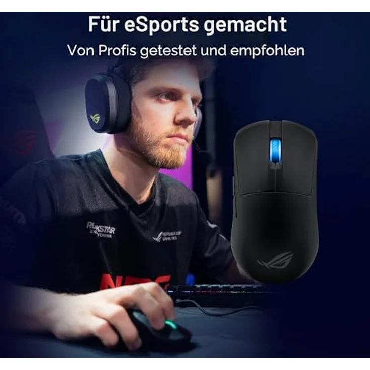 Asus ROG Harpe Ace Mini Gaming-Maus (RF kabellos + Bluetooth, USB) – Bild 3