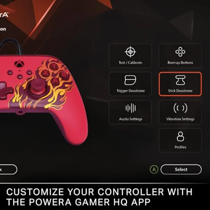 PowerA Advantage XBGP0543-01, kabelgebundenes Gamepad für PC, Xbox One, Series S & X, mit Hall-Effekt-Thumbsticks, programmierbaren Tasten und dualen Rumble-Motoren – Bild 8
