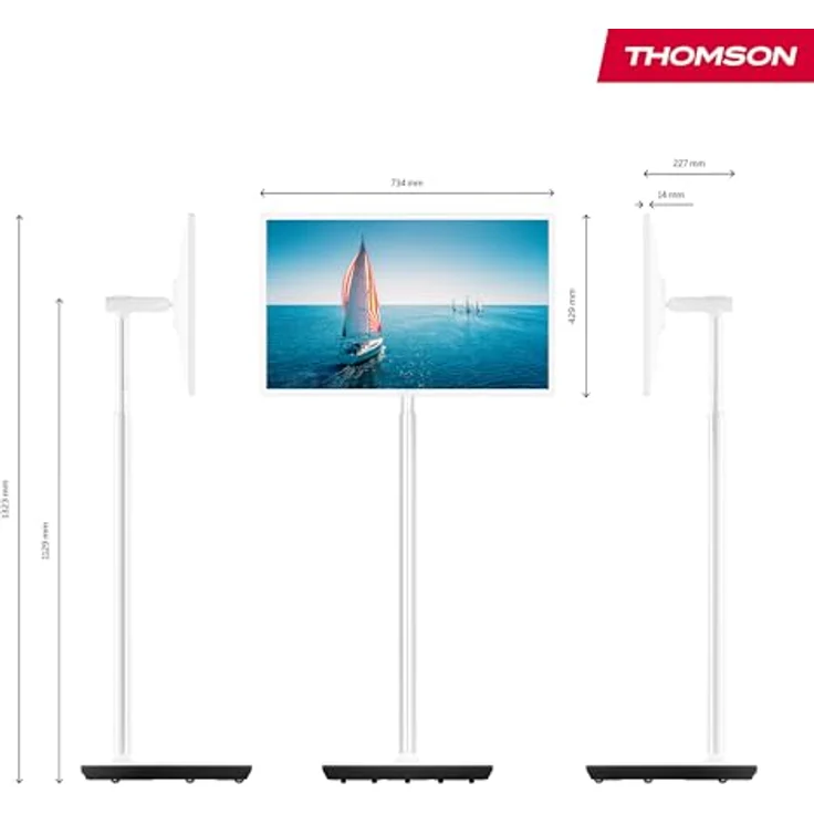 Thomson Go TV 32" LED Smart TV, HD-Ready (1366x768), 50 Hz, Android, 2x HDMI, Energieklasse E, 32HA4M44 Go – Bild 2