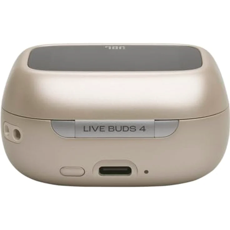 JBL Live Buds 4, Kabellose Noise-Cancelling-Ohrhörer mit Hi-Res Audio, 40 Std. Akkulaufzeit, IP55 wasserdicht, Champagner – Bild 2