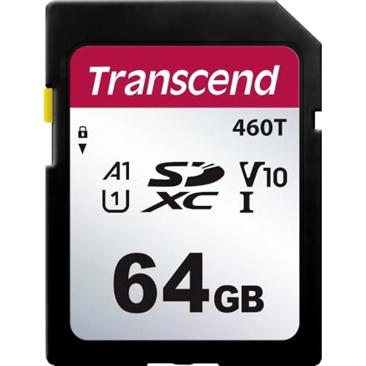 Transcend TS64GSDC460T-VS1 SD-Karte 64 GB, mit LDPC ECC, S.M.A.R.T.-Überwachung und Passwortschutz – Bild 1