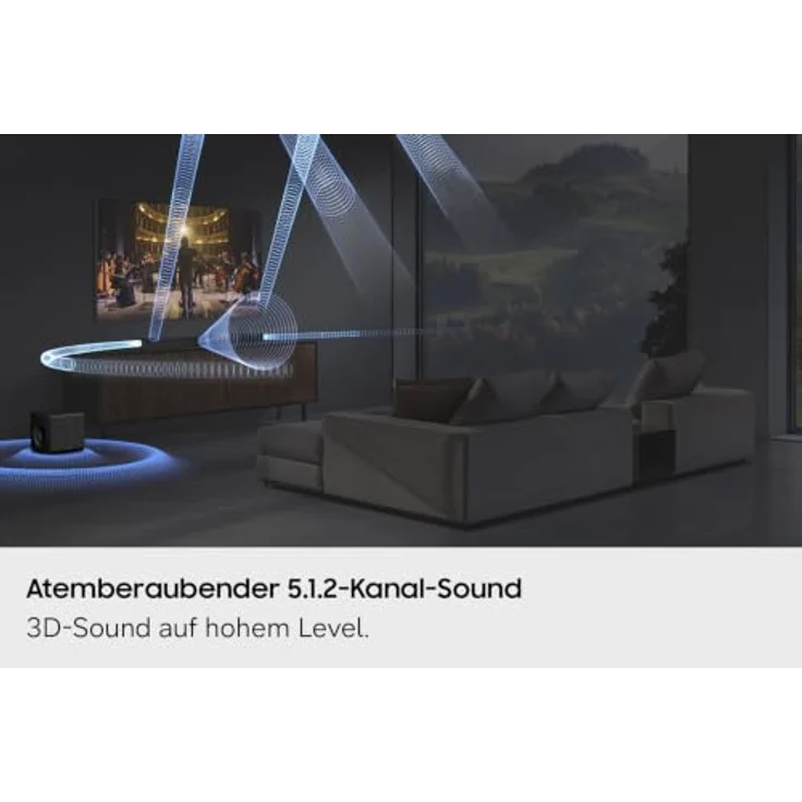 Samsung HW-Q800H, 5.1.2 Kanäle, 360 W, Dolby Atmos, DTS:X, Kabellos, Schwarz, HDR10 Plus – Bild 4