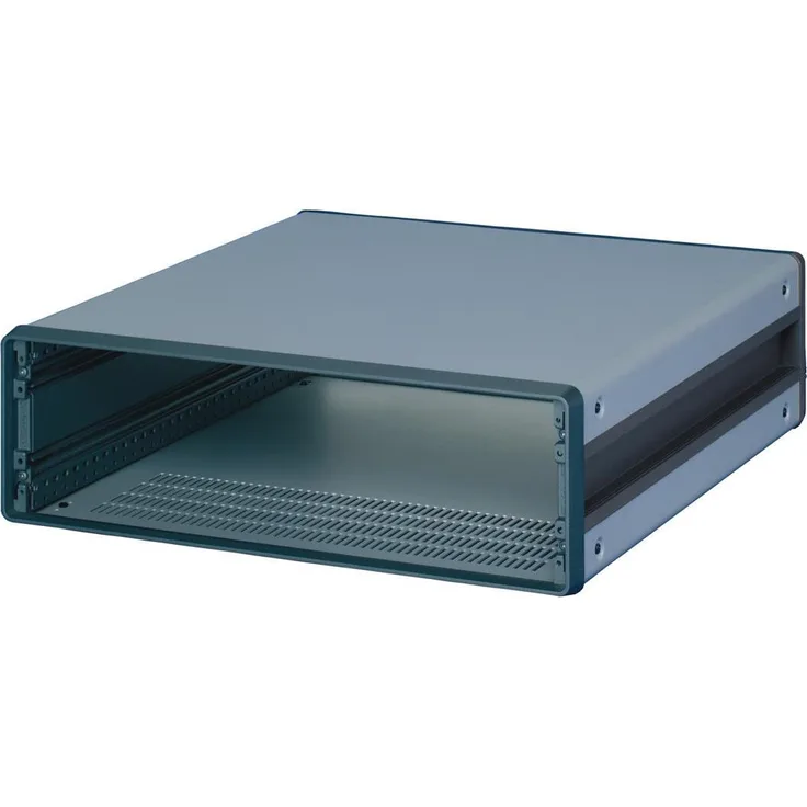 SCHROFF COMPAC PRO Gehäuse 84TE 391T, 3HE für 19-Zoll-Racks mit tiefensymmetrischem Aufbau und integrierter Grifffunktion
