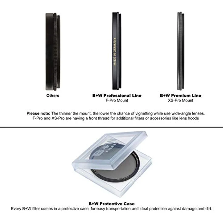 B+W Zirkularer Polarisationsfilter Käsemann (37mm, High Transmission, MRC Nano, XS-Pro, 16x vergütet, slim, Premium) – Bild 8