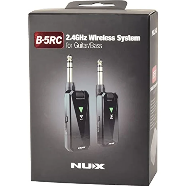 NUX B-5RC Wireless System für Gitarre und Mikrofon, Plug-and-Play, 24-bit/44.1 kHz, anmeldefrei, bis zu 30 Meter Reichweite, inkl. tragbarem Lade-Case – Bild 9
