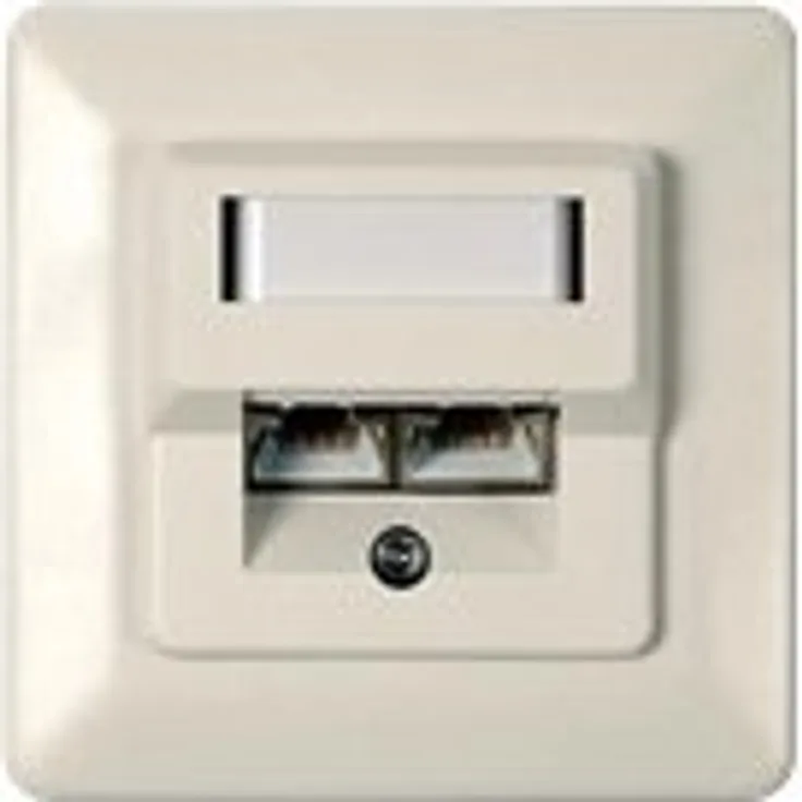 Tecline 17000108 Datendose perlweiß