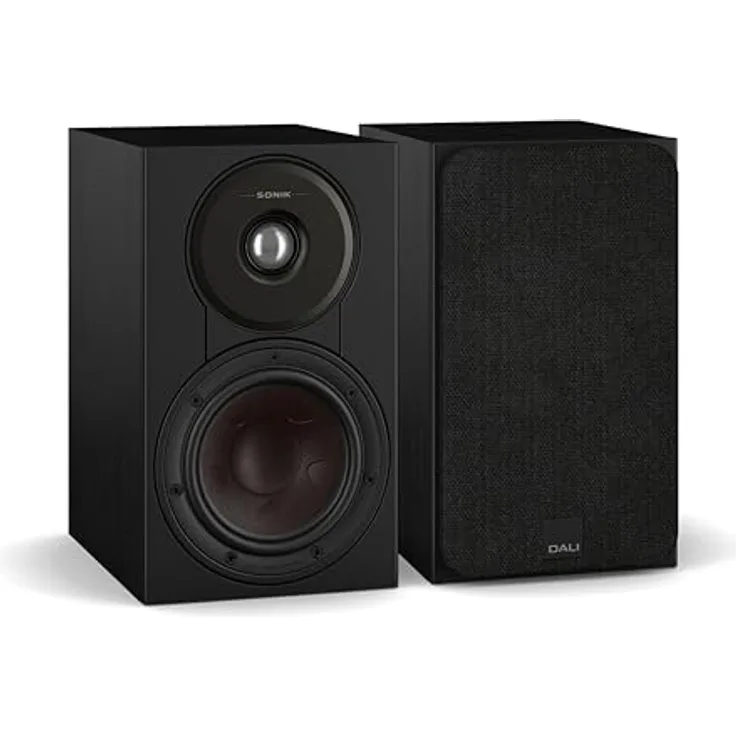 DALI SONIK 1 Kompaktlautsprecher, audiophile Klangqualität mit Clarity Cone™ Technologie, in Schwarz