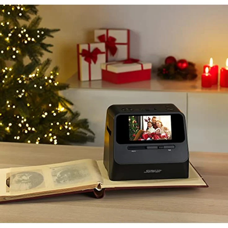 Somikon Fotoscanner: 3in1-Foto-, Dia- & Negativscanner mit 22 MP und HDMI-Ausgang, Akku (Bildscanner) – Bild 3