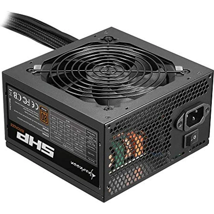 Sharkoon SHP Bronze 600 Watt, PC Netzteil, 80 Plus Bronze – Bild 2