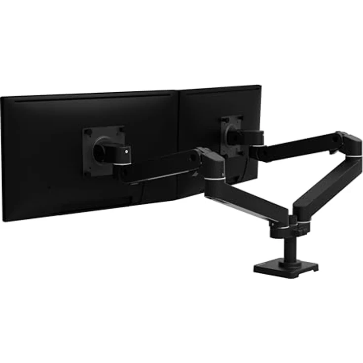 Ergotron LX Pro 45-686-292 Flachbildschirm-Tischhalterung, 68,6 cm (27"), höhenverstellbar, schwarz – Bild 1