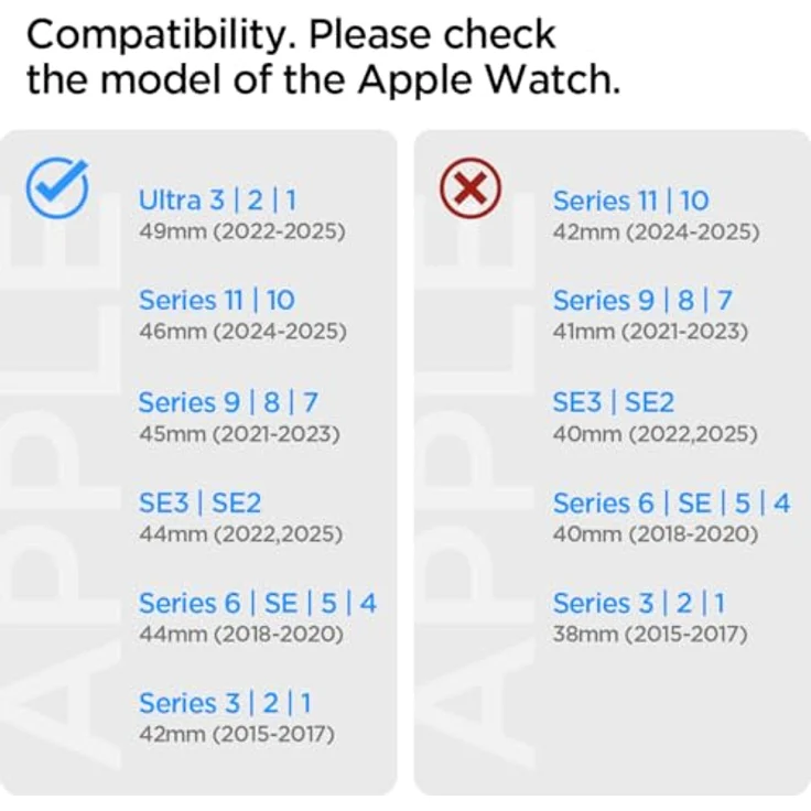 Spigen Basis-Stoffarmband mit Hakenverschluss für Apple Watch Ultra 2/1 49mm, Serie 11/10 46mm, 9/8/7 45mm, SE2/SE/6/5/4 44mm – Komfortables und modernes Design in Schwarz Grün – Bild 2
