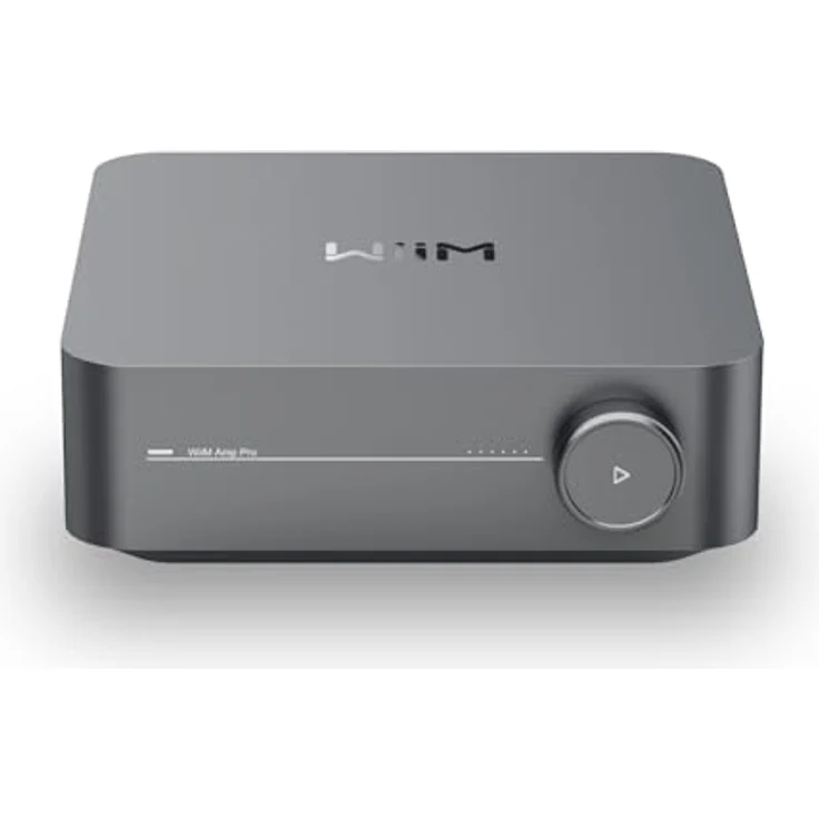 WiiM Amp Pro: Multiroom-Streaming-Verstärker | Kompatibel mit Google Cast, Alexa | HDMI, Sprachsteuerung | Streaming von Spotify, Amazon Music, Tidal & mehr - Dark Gray – Bild 1