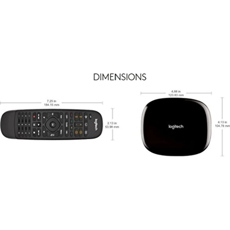 Logitech HARMONY COMPANION Universalfernbedienung, Für Kabelbox, Apple TV, fireTV, Alexa, Roku, Sonos und Smart Home-Geräten, Einfache Einrichtung mit App, LG-Samsung-Sony-Panasonic-Xbox-PS4 - schwarz - Preisvergleich – Bild 3