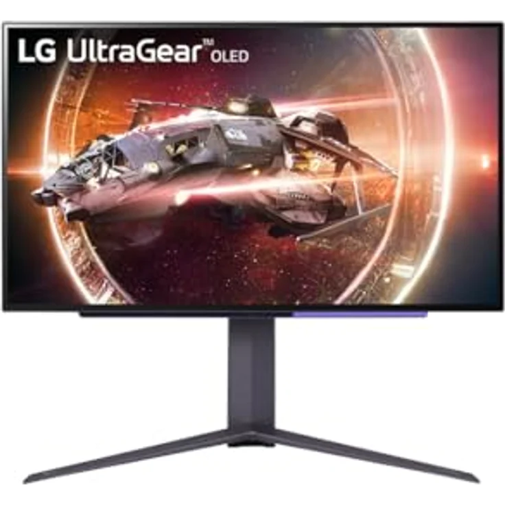LG UltraGear 27GS95QE-B OLED-Monitor Gaming 27"" QHD @ 240 Hz 1000 cd/m² 1500000:1 DisplayHDR 400 True Black 0,03 ms, Schwarz – Bild 1