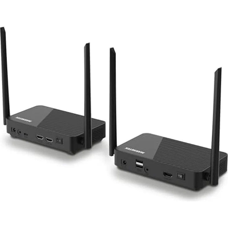 Marmitek TV Anywhere Wireless 4K LL, Drahtloser HDMI Extender 4K60 mit 50 m Reichweite und IR Rückkanal Steuerung – Bild 1