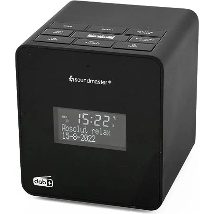 Soundmaster UR109SW Radiowecker Uhrenradio Wecker DAB+ UKW AUX-IN USB Ladefunktion Aufnahmefunktion – Bild 1