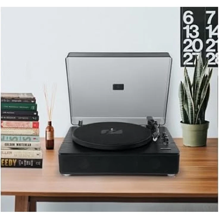 MUSE MT-106 WB Stereo Plattenspieler in Schwarz, hochwertige Qualität – Bild 2