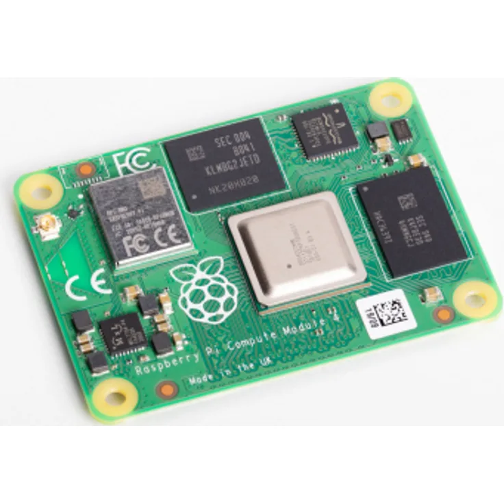 Raspberry Pi Compute Module 4 4GB RAM, 8GB Flash, WLAN + BT, Industrietauglicher Einplatinencomputer