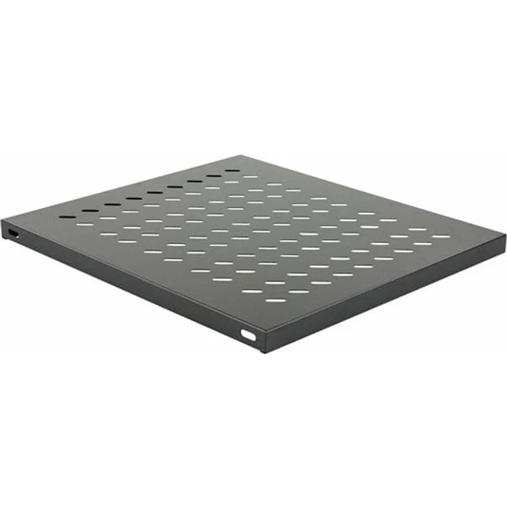 Lanview by Logon Rack Shelf 1U, Schwarz, 48.3 cm (19") für Schrankmontage