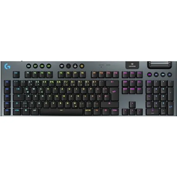 Logitech G G915 X LIGHTSPEED low-profile gaming keyboard, Linear - Deutsches QWERTZ-Layout - Schwarz