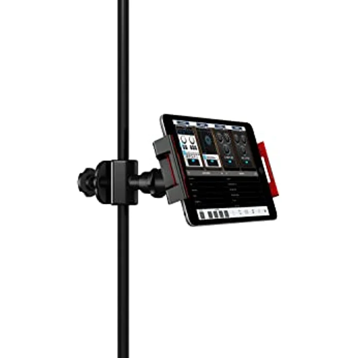 IK Multimedia iKlip 3 - Universalständer auf Mikrofonständer für Tablets von 7''bis 12,9'' mit oder ohne Schutz, Zubehör für Mikrofonständer, Befestigungsständer für iPad – Bild 10
