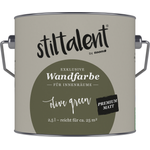 Stiltalent by Toom Wandfarbe Olive Green matt 2,5 l