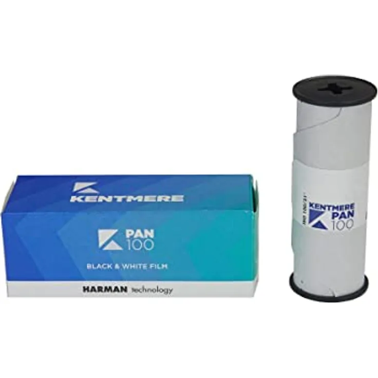 Kentmere Pan 100 Schwarz & Weiß 120 Mittelformatfolie