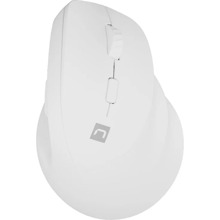 Genesis Crake 2, Kabellose Maus mit ergonomischem Design, 2400 DPI, Weiss