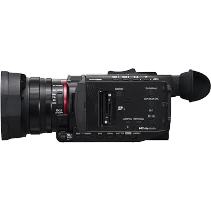Panasonic HC-X1600E, 4K 60p Camcorder mit 24-fachem optischem Zoom und 3,5 Zoll Display, schwarz – Bild 7