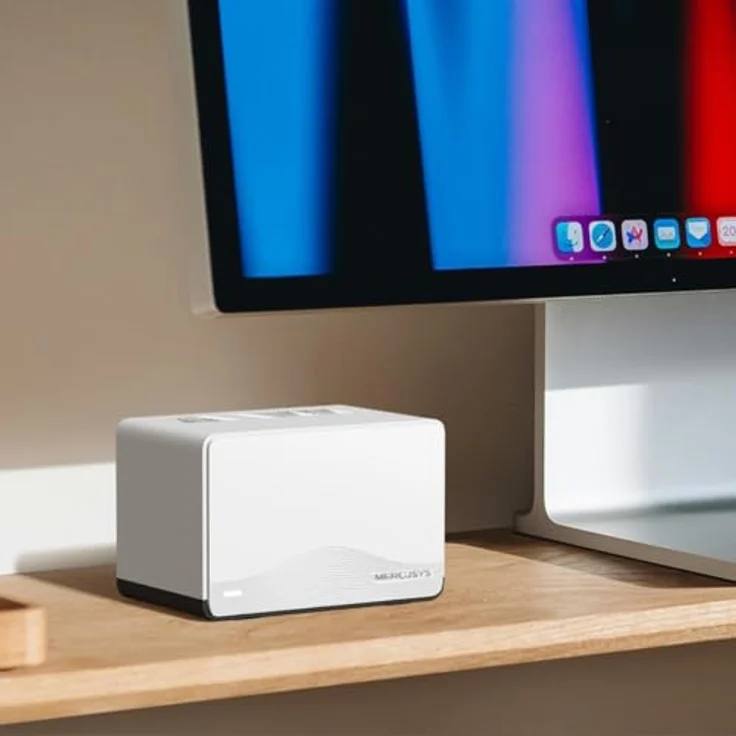 Mercusys Halo H27BE Mesh-System (3er-Pack), Wi-Fi 7, Dual-Band, 3,6 Gbps, weiße Ausführung – Bild 4